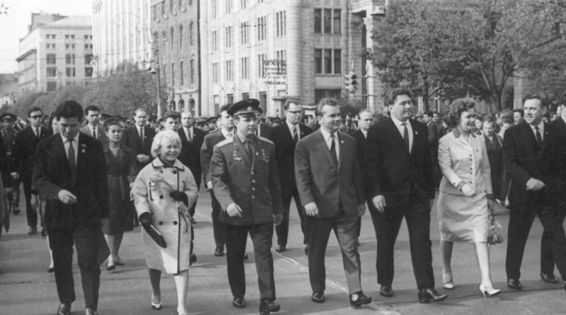 Юрий Гагарин в Киеве
