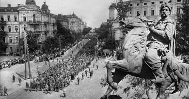 "Марш позора" на улицах Киева 1944 года