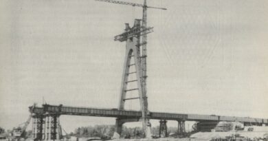 Строительство Северного моста. Кинохроника