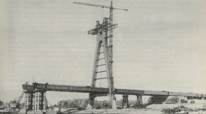 Строительство Северного моста. Кинохроника