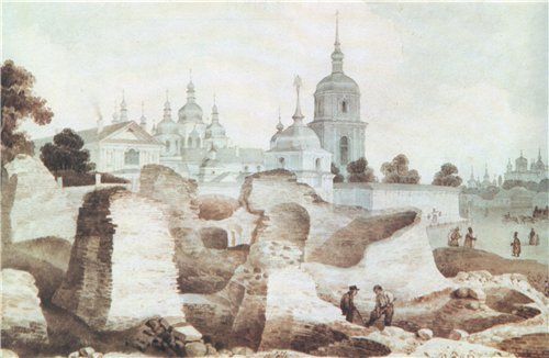 Ирининская церковь и Ирининский столб.  История