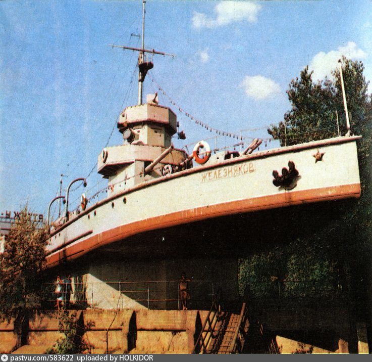 Корабель-меморіал монітор "Желєзняков". Історія